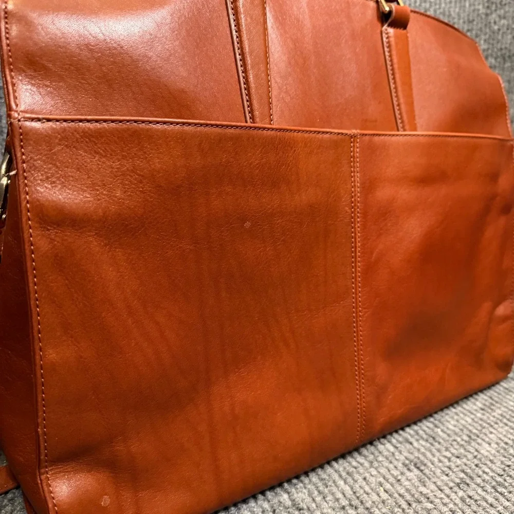 Brahmin Leather Briefcase Lrg 16